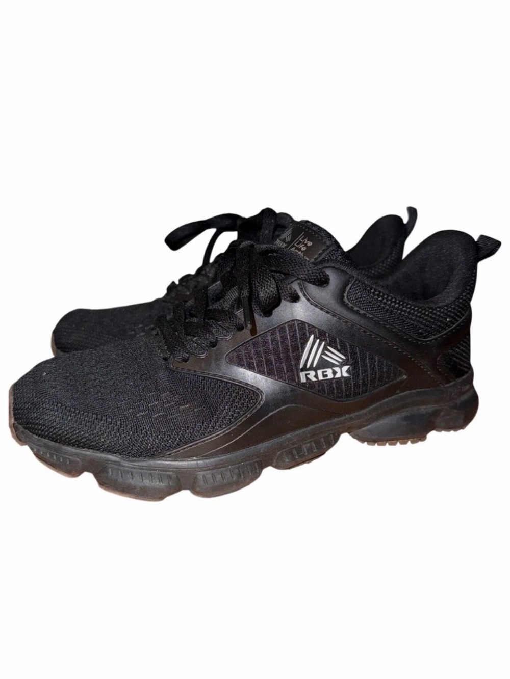 RBX ⚜️ 🖤⚜️ Black Athletic Sneaker Live Life Active Size 8 W